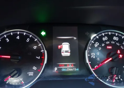 2022 Toyota Rav4 Le z USA, uszkodzony, nr VIN 2T3H1RFV3NC197001